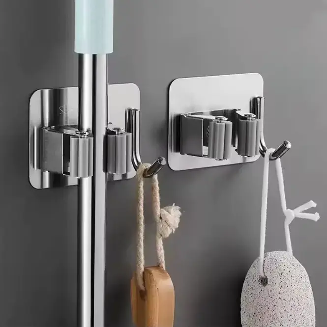 Soporte Sujetador Gancho Agarradera Baño Cocina - 3