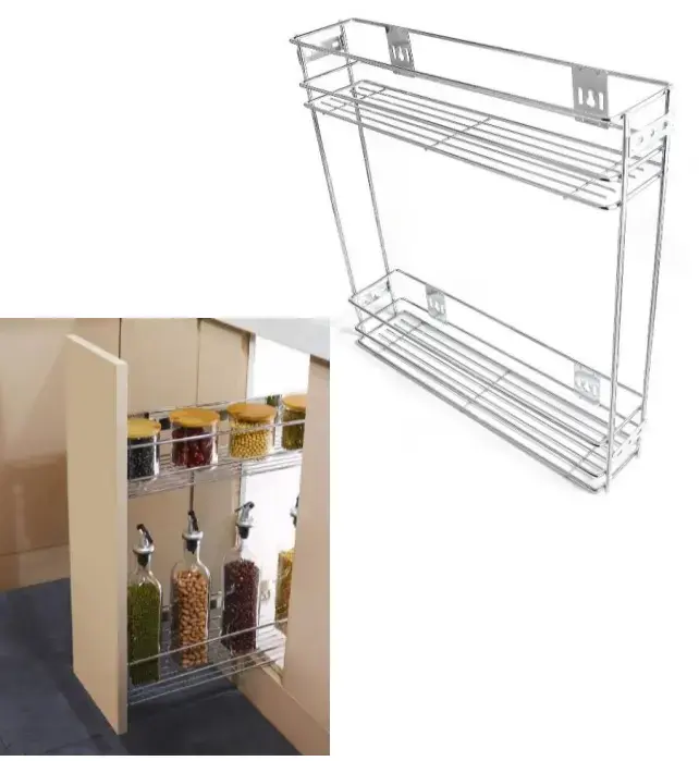 Organizador Condimen Deslizante Mueble Cocina 15cm - 2