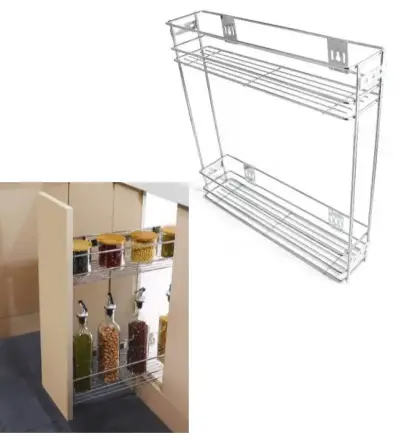 Organizador Condimen Deslizante Mueble Cocina 15cm - miniatura 2