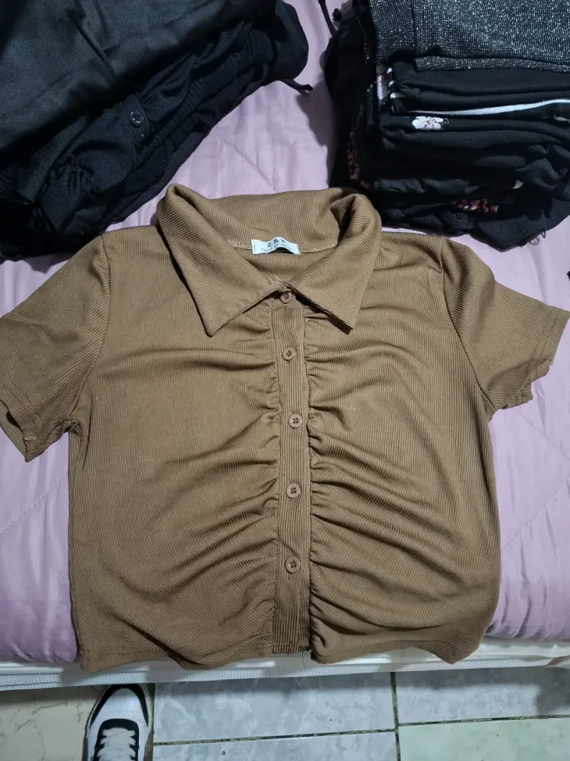 Falda beige estilo casual - 2