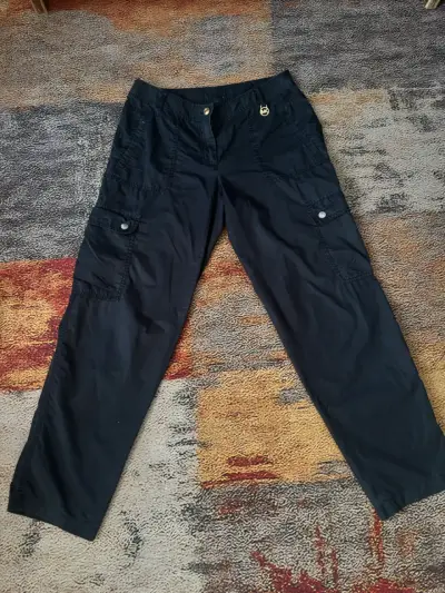 Pantalón cargo negro MK - miniatura 1