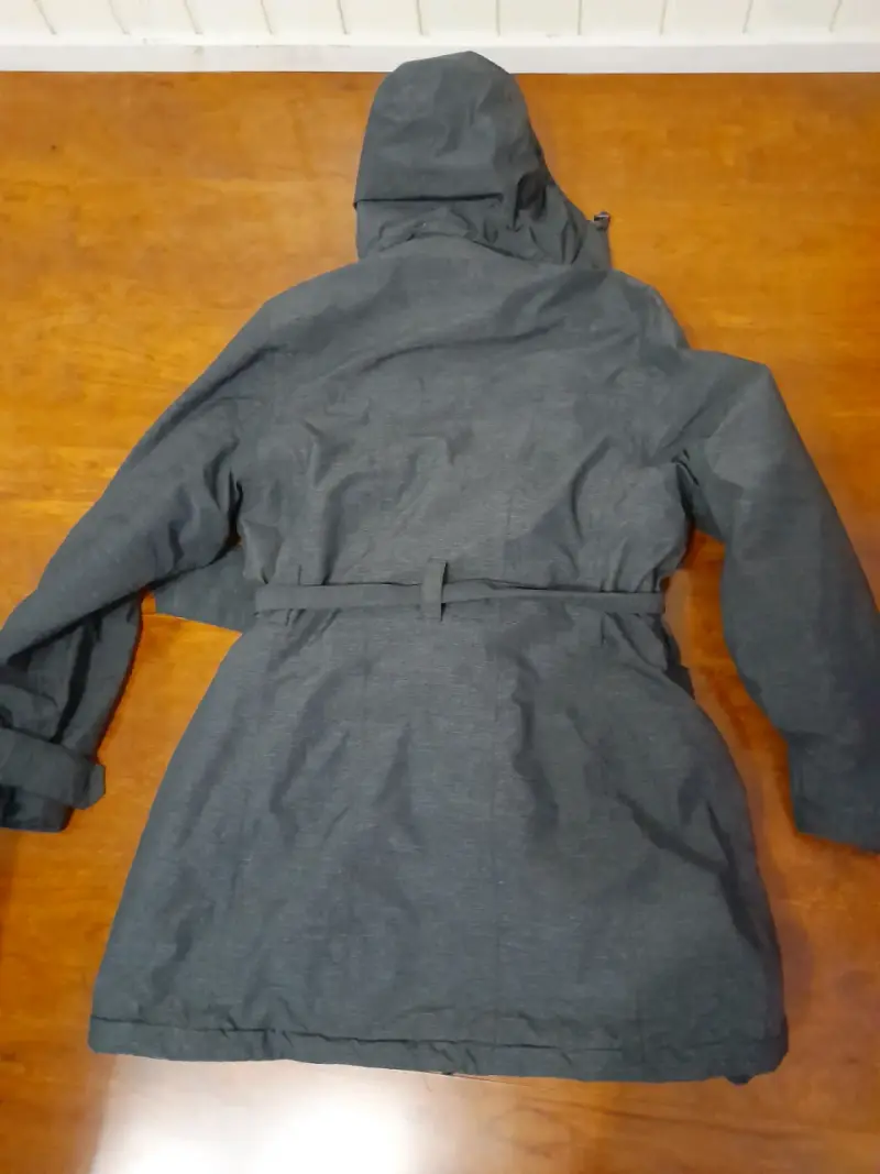 Abrigo impermeable gris - 2