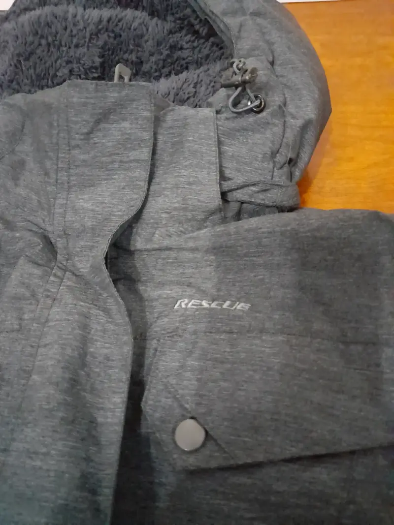 Abrigo impermeable gris - 3