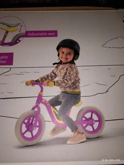 Bicicleta de equilibrio infantil morada - miniatura 1