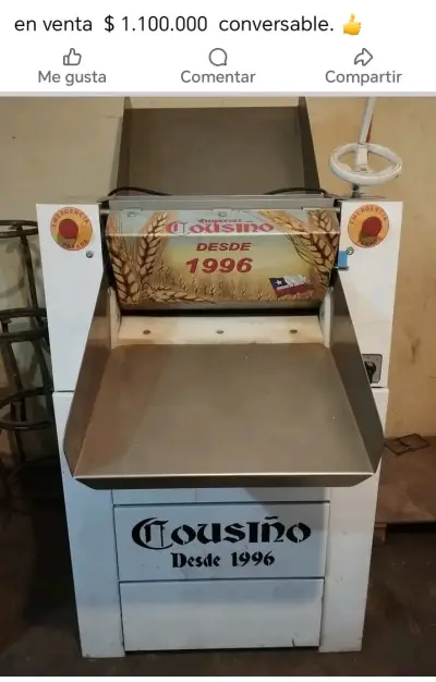 Cousiño 1996 industrial dobadora de masa - miniatura 1