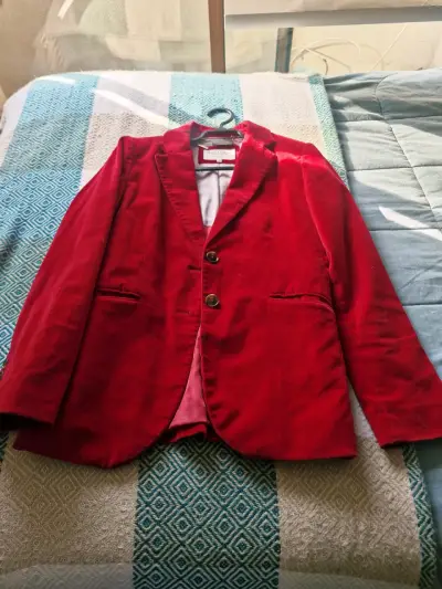 Blazer rojo de mujer - miniatura 1