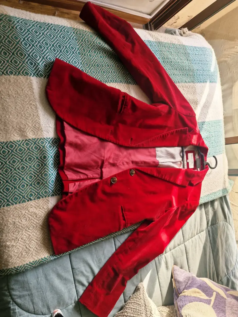 Blazer rojo de mujer - 2
