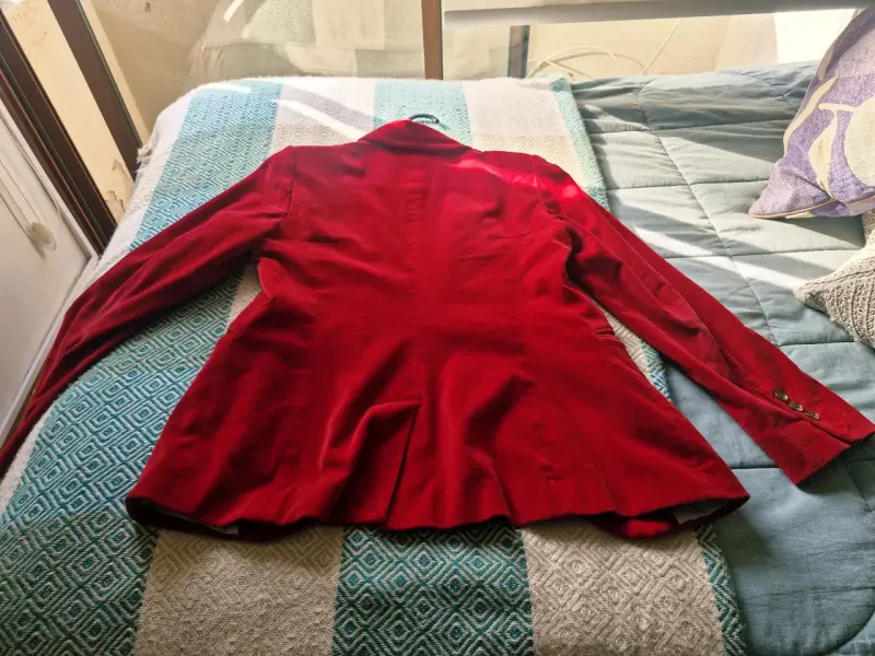 Blazer rojo de mujer - 4