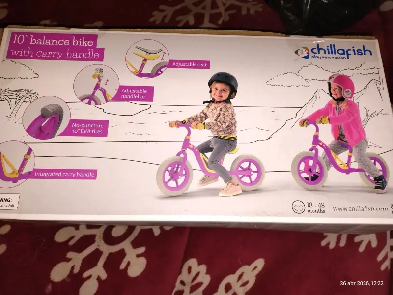 Bicicleta de aprendizaje rosa - 2