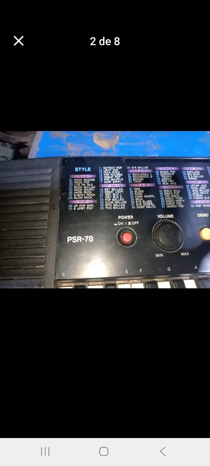 Teclado Yamaha portátil - 2