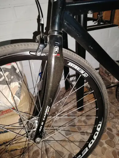 Bicicleta de ruta con horquilla carbono - miniatura 1