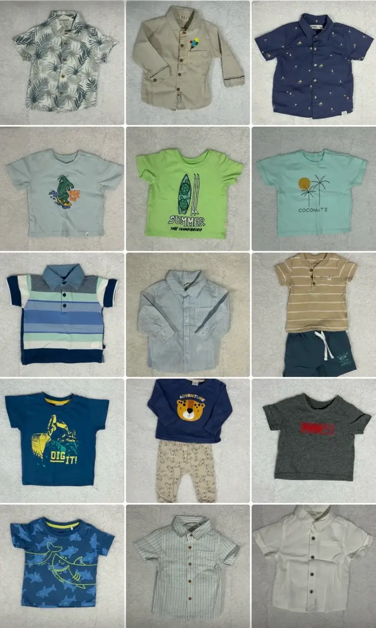 Ropa infantil variada con diseños - 2