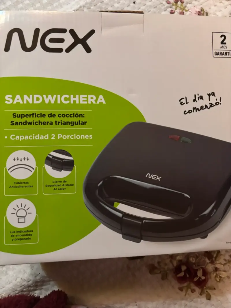 Sandwichera Nex 2 porciones - 1
