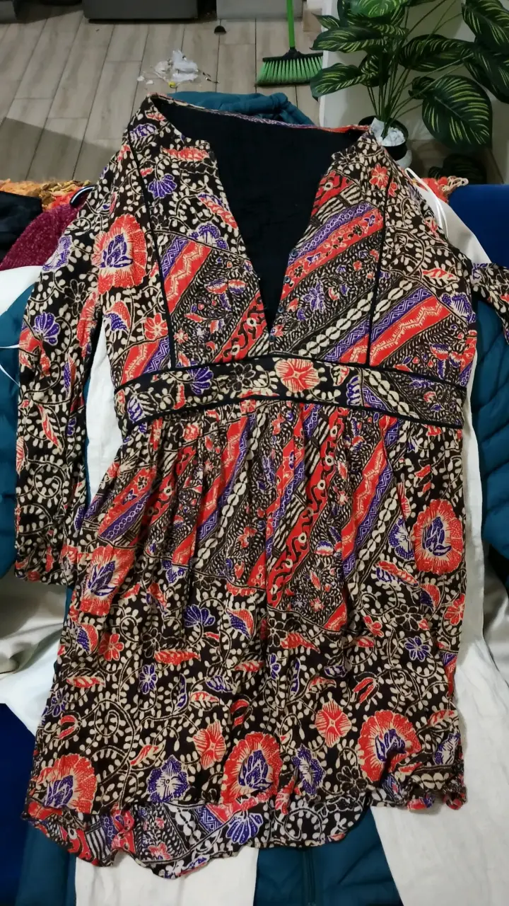 Vestido estampado bohemio