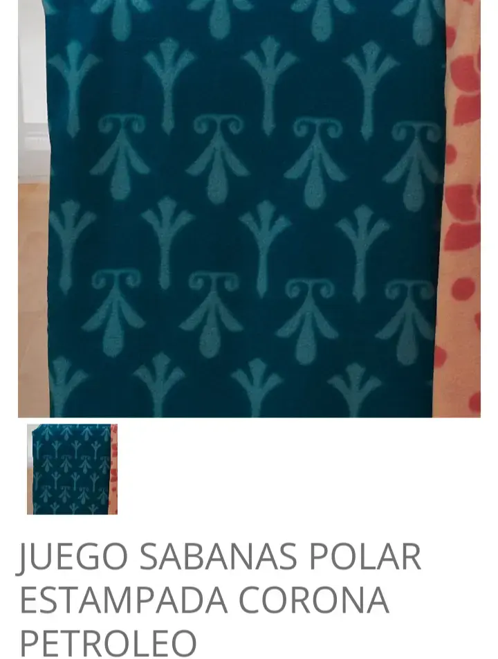 Juego de sábanas polar estampadas