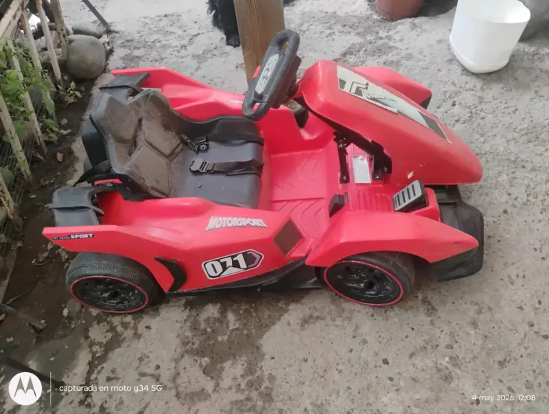 Kart infantil rojo precio conversable - 3