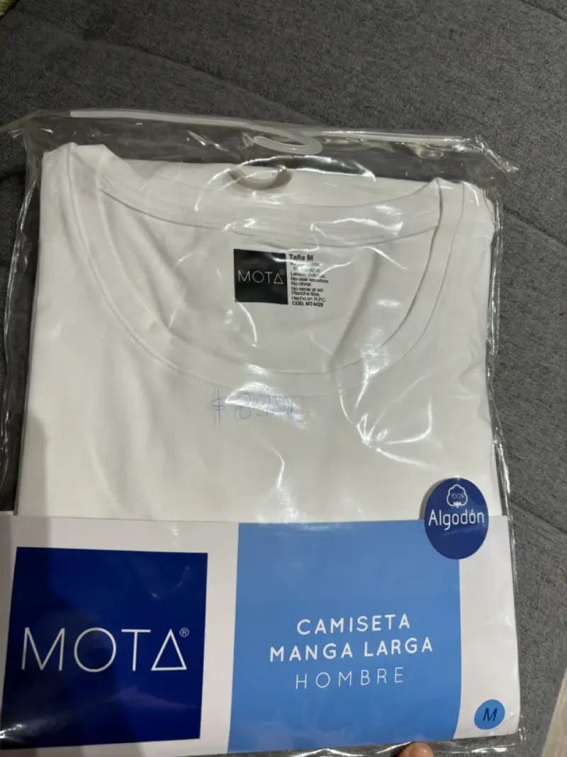 Camiseta manga larga blanca MOTA