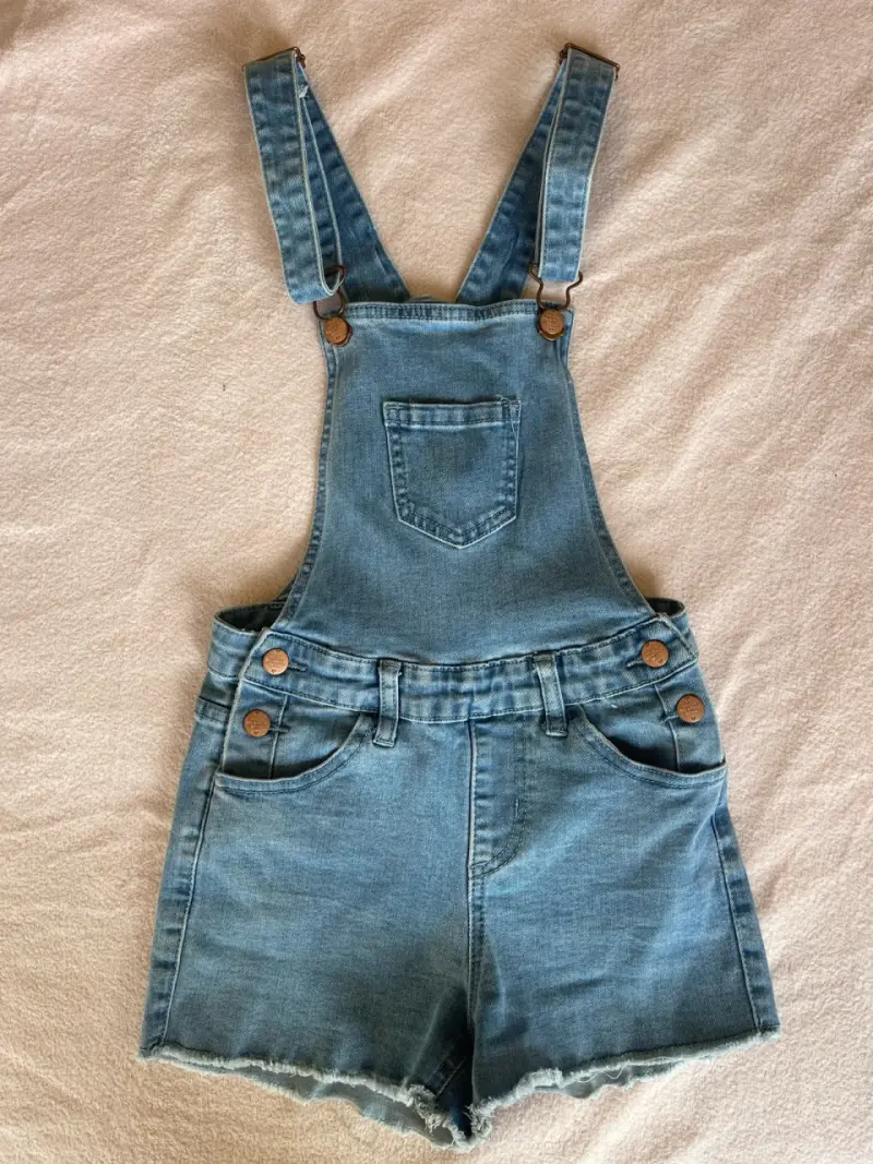 Jeans rayados celeste claro - 6
