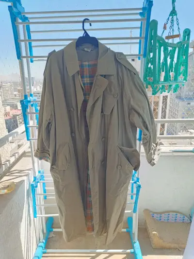 Trench coat verde militar - miniatura 1