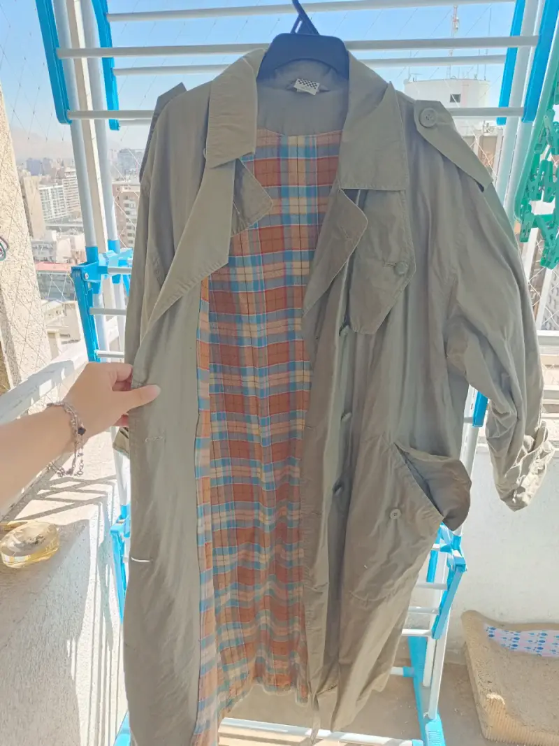 Trench coat verde militar - 3