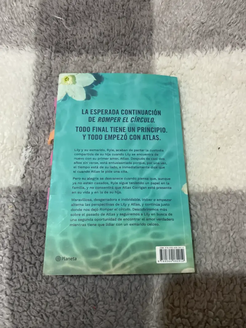 Libro 'Volver a empezar' de Colleen Hoover - 2