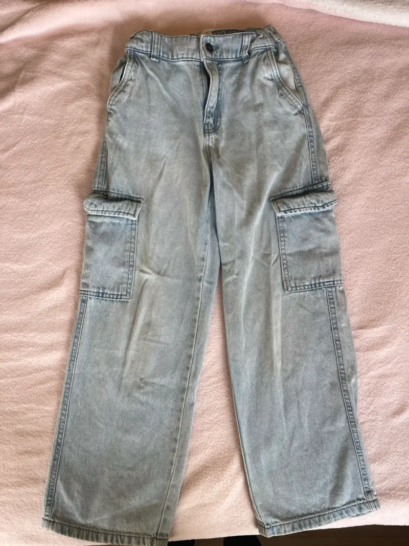 Pantalones cargo grises unisex