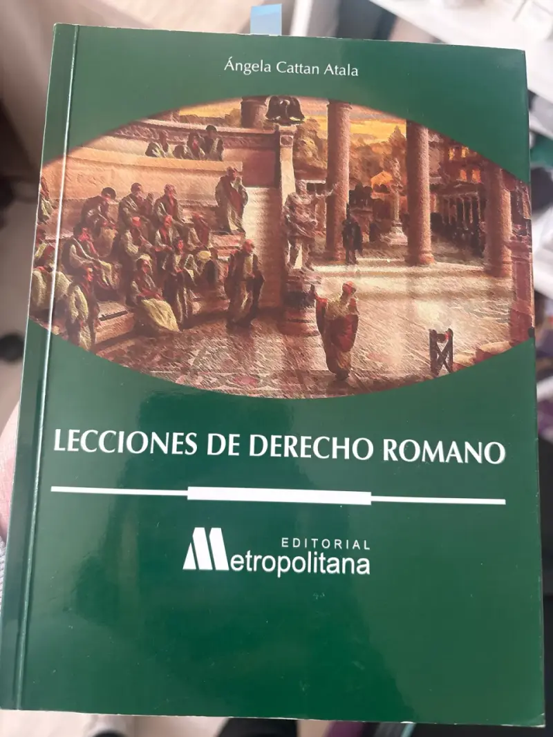 Libro Lecciones de Derecho Romano
