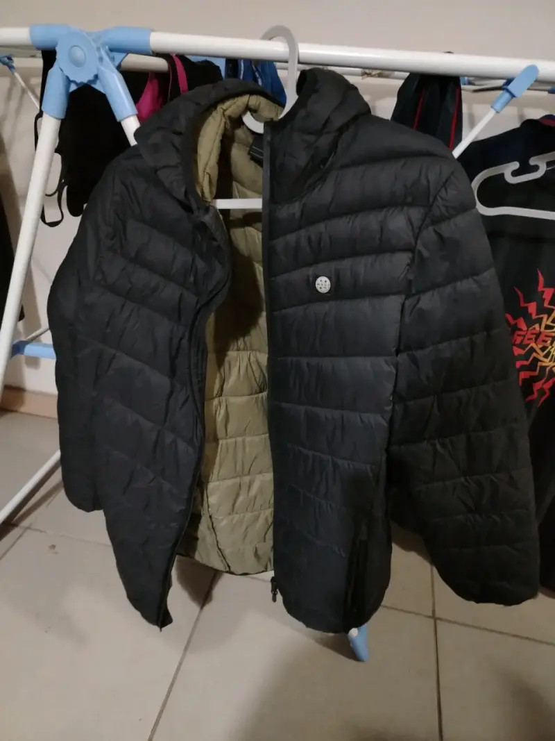 Chaqueta acolchada negra - 1