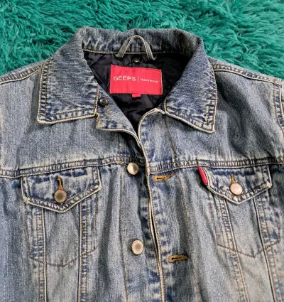 Chaqueta de mezclilla azul - miniatura 3