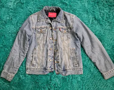 Chaqueta de mezclilla azul - miniatura 4