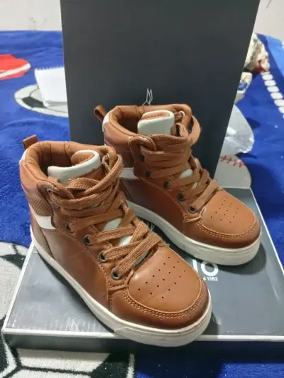 Zapatos de cuero Coniglio café - miniatura 2