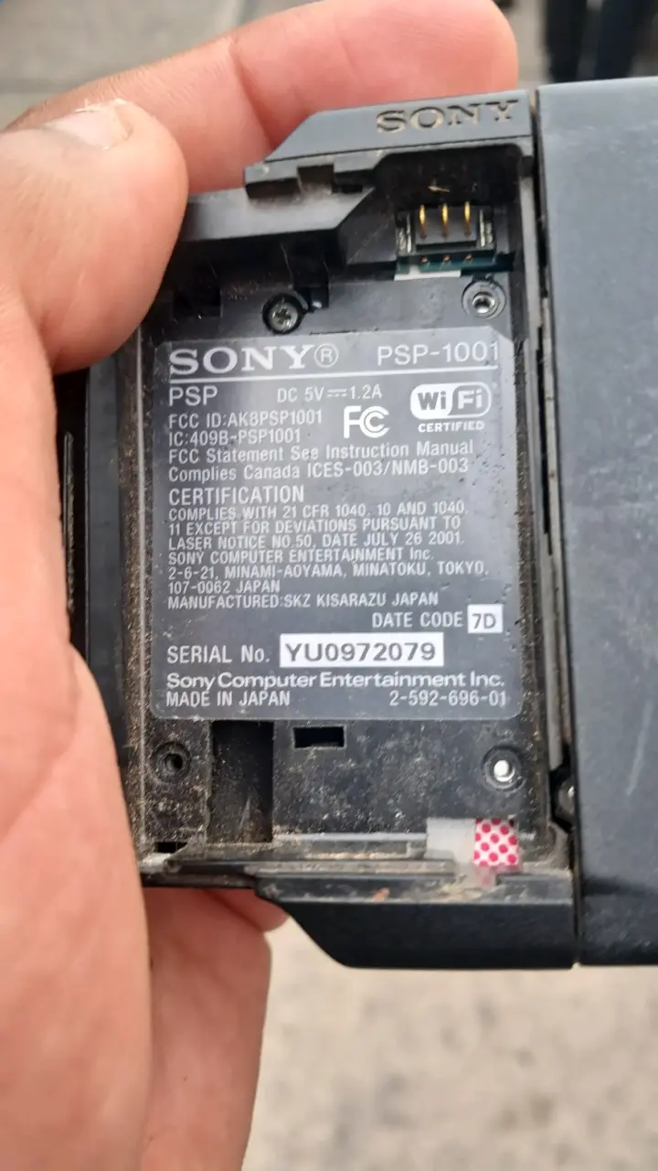 Psp fat modelo 1001 para repuesto - 3