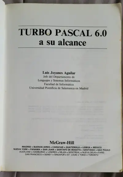 Libro Turbo Pascal 6.0 - miniatura 3