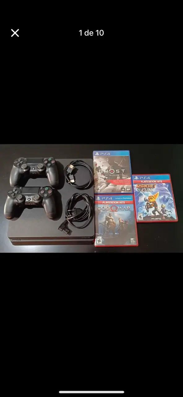 Consola PlayStation 4 con juegos - 1
