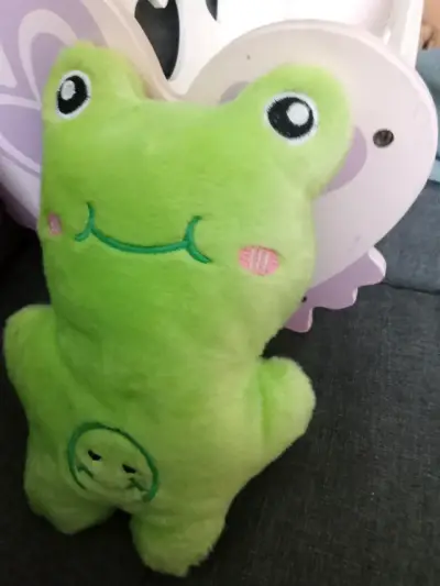 Peluche rana verde - miniatura 3