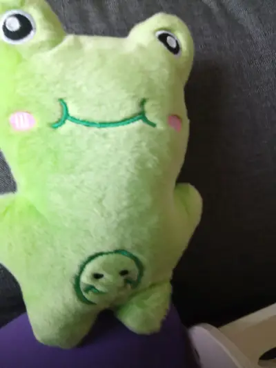 Peluche rana verde - miniatura 5