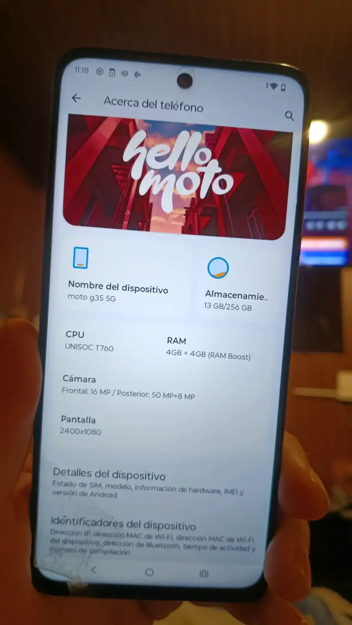 Moto g 35 5g de 256 gb - 2