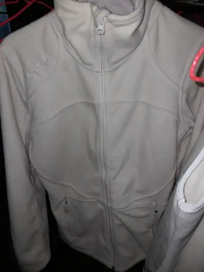 Chaqueta polar Burton blanca - miniatura 1