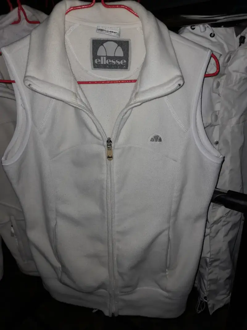 Chaleco polar blanco Ellesse sin mangas - 1