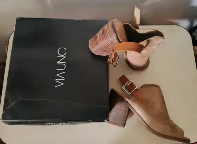 Zapatos Vía Uno_Peep Shoe. - miniatura 2