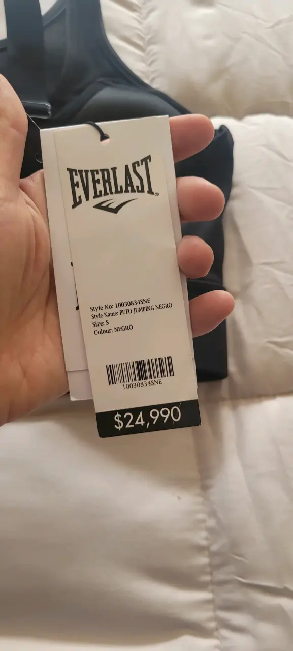 Top deportivo negro Everlast - 3