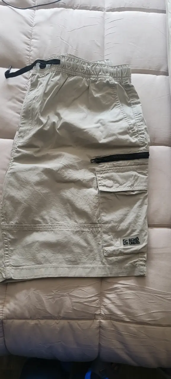 Shorts cargo beige hombre - 4