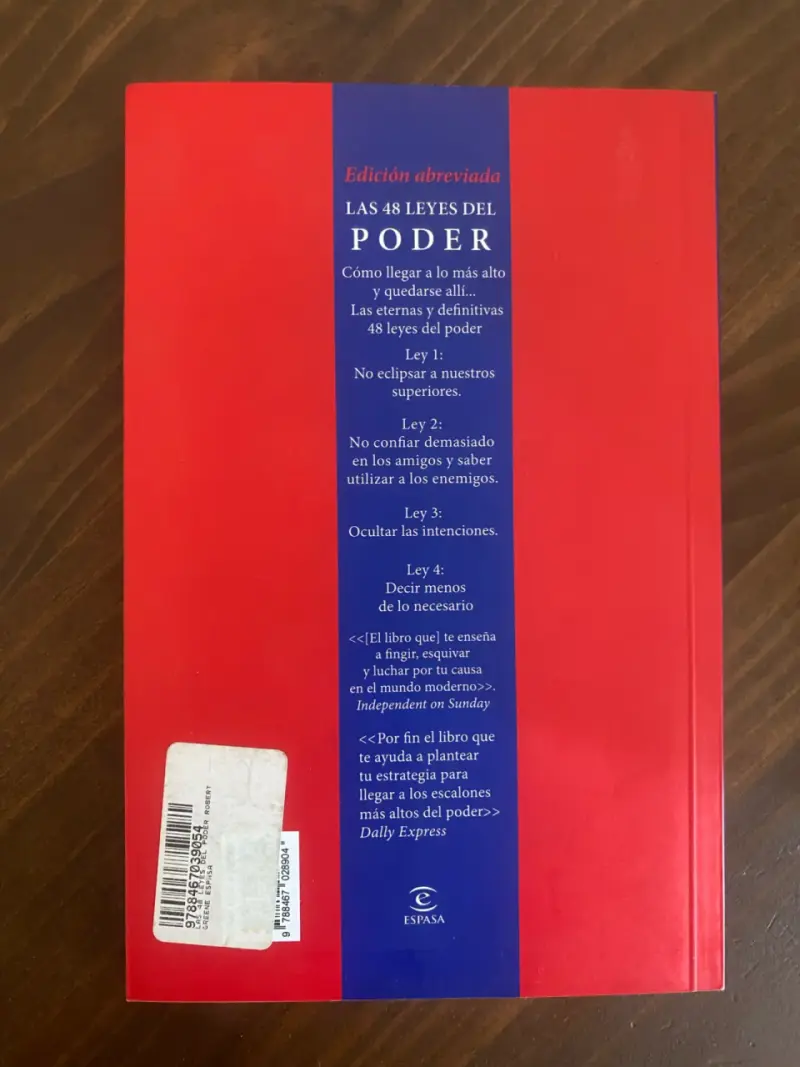 Libro 'Las 48 Leyes del Poder' - 2