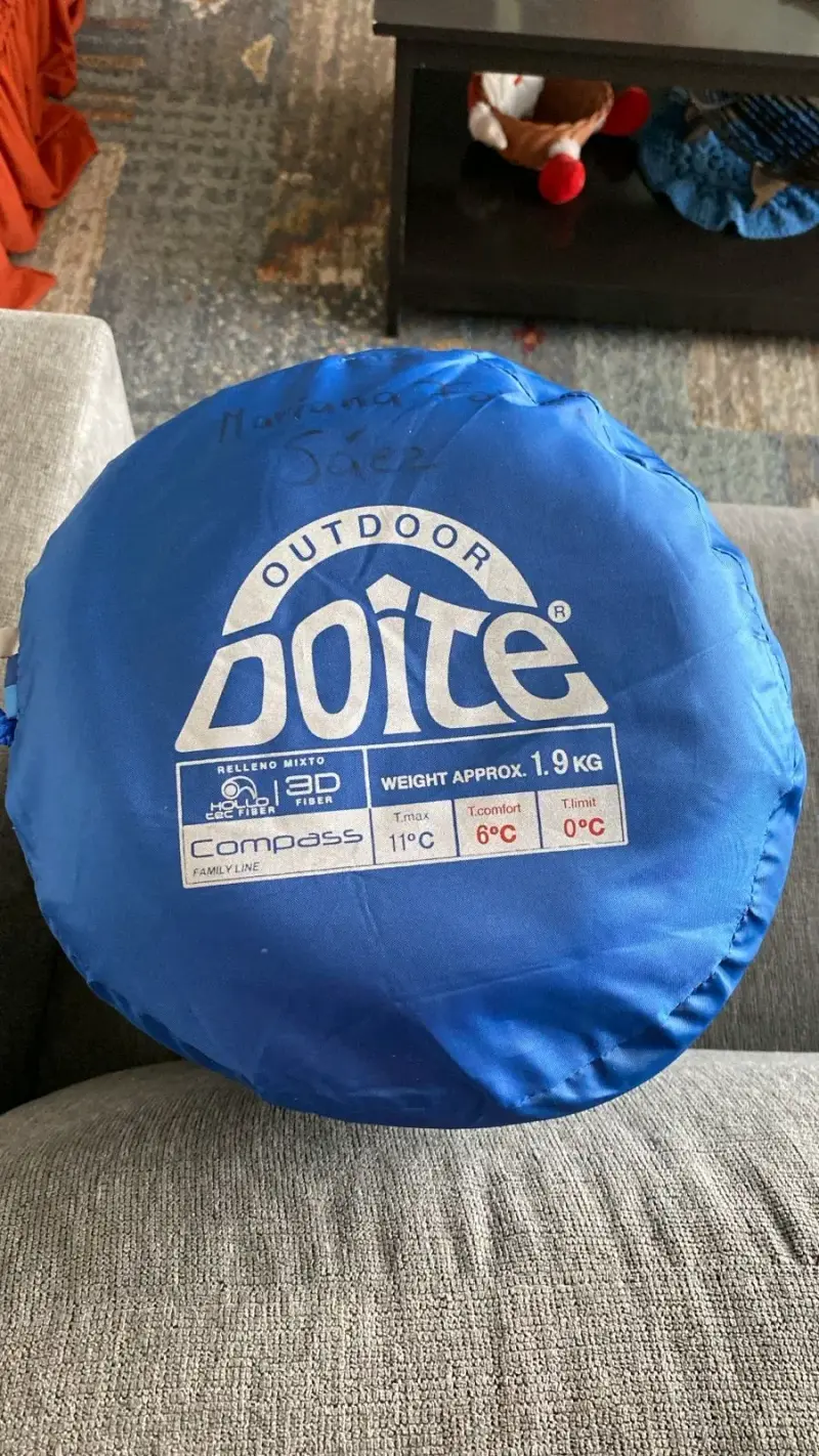 Saco de dormir Doite azul