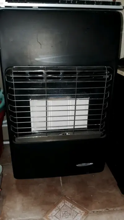 Estufa a gas Norwood negra - miniatura 2