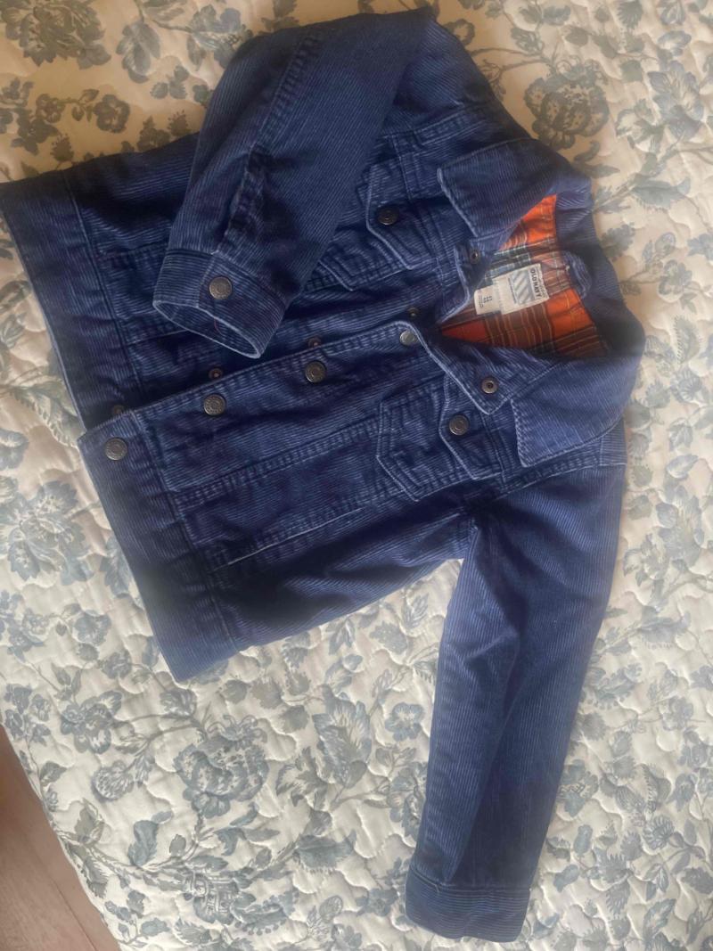 Chaqueta de mezclilla azul