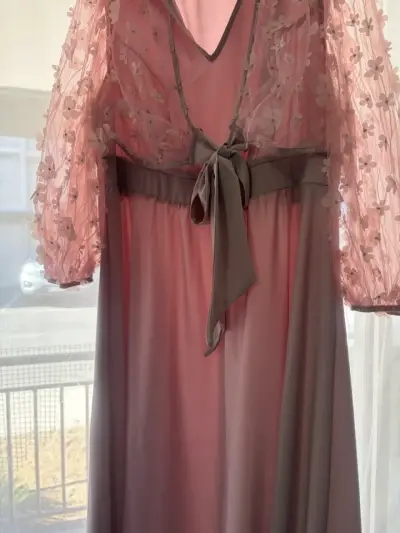 Vestido rosa palo - miniatura 2