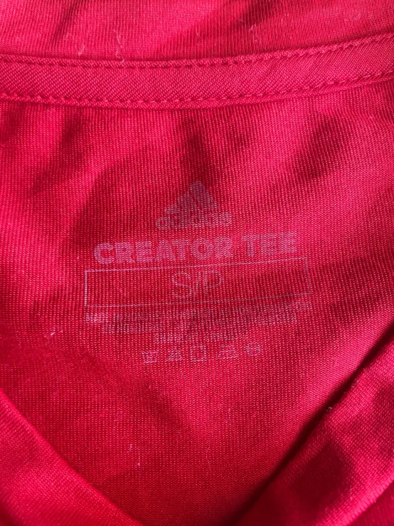 Polera roja Adidas - 3