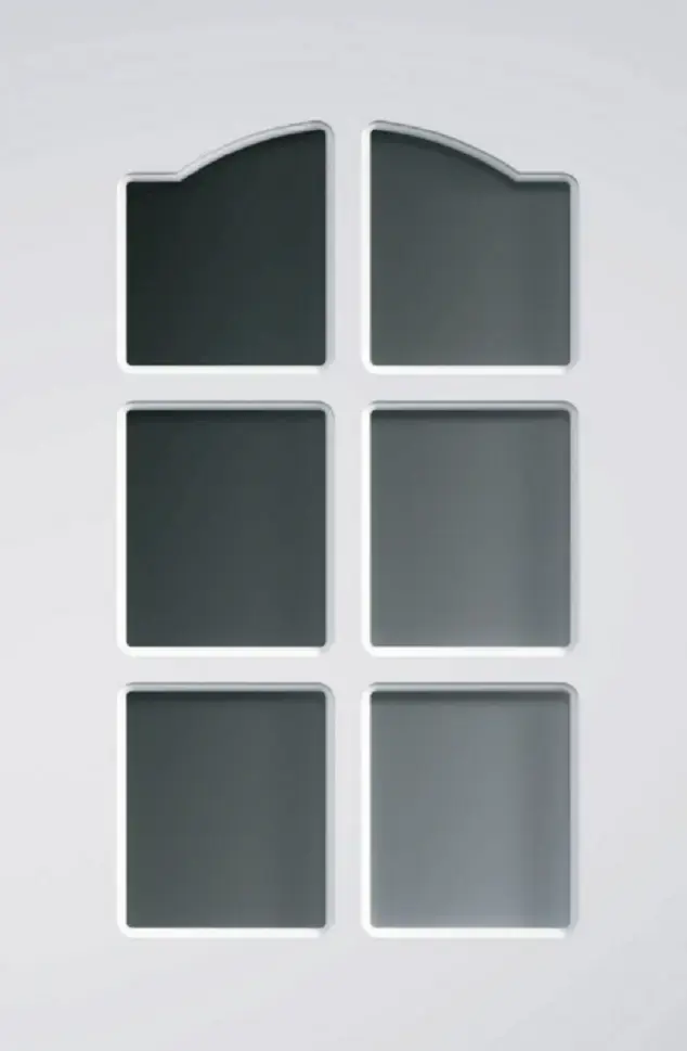 Puerta P/ Vidrio Mueble Dibujo Fresado 65 x 35cm - 2