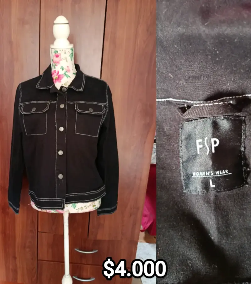Chaqueta negra mujer FSP